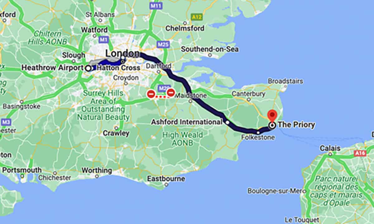 London to Dover Cruise Port - How to get there
