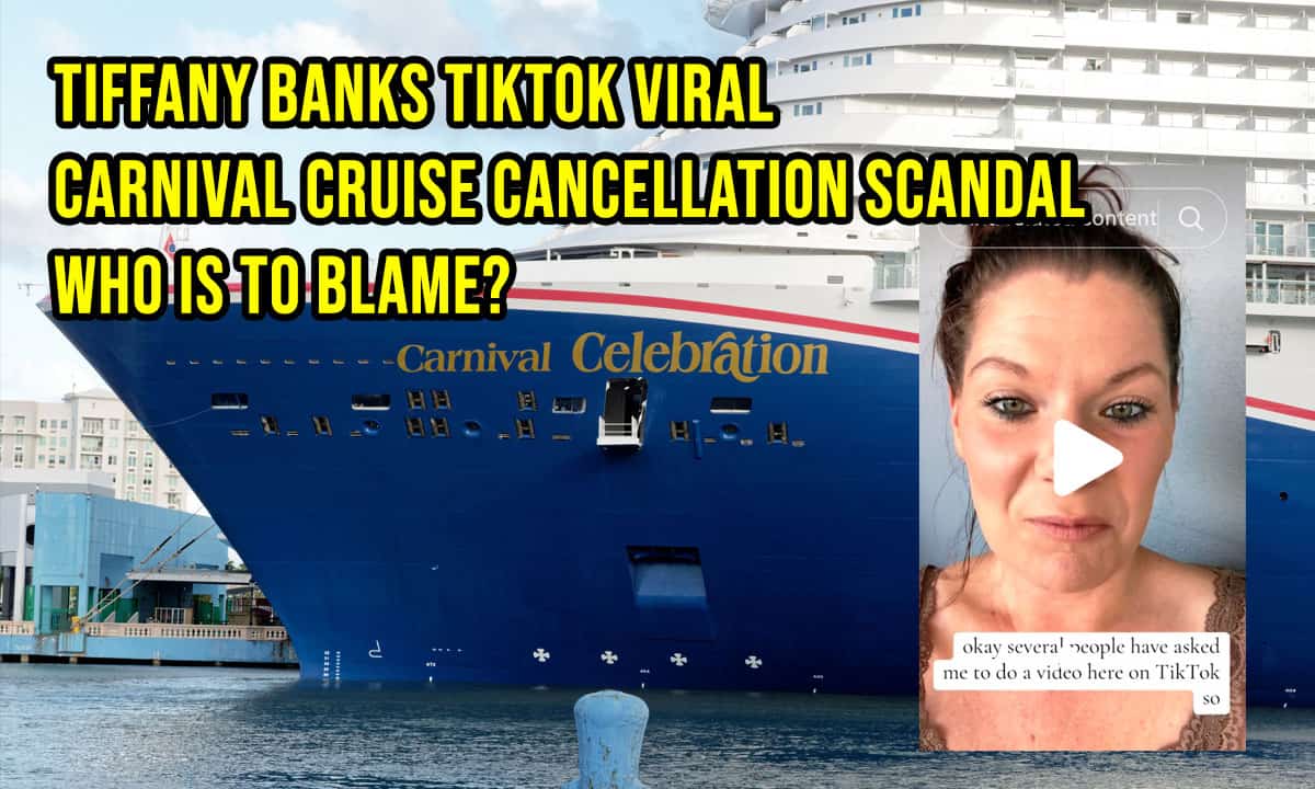Tiffany banks tiktok carnival cruise cancellation