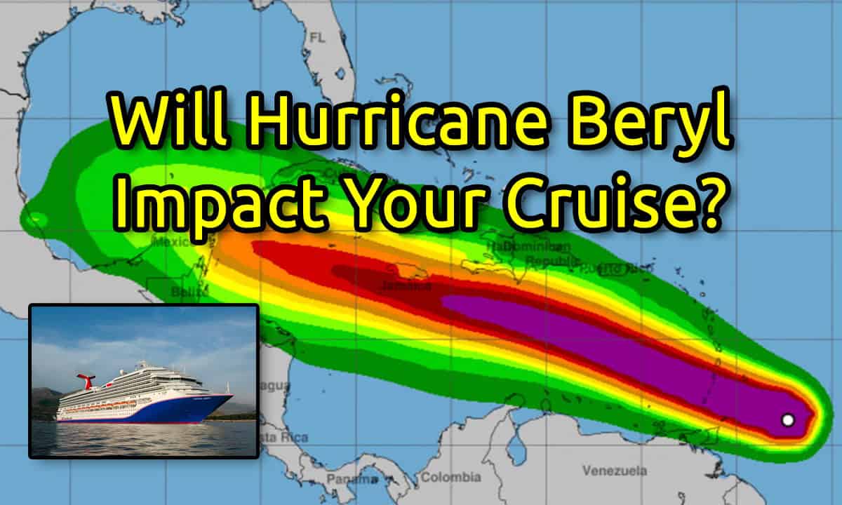Hurrican beryl impact on cruise ships
